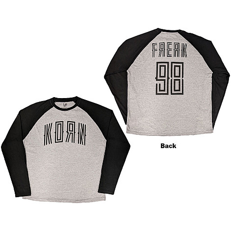 Korn koszulka długi rękaw, Freak '98 BP Black & Grey, męskie