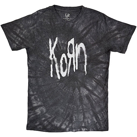 Korn koszulka, Spider Glitch Wash Black, męskie