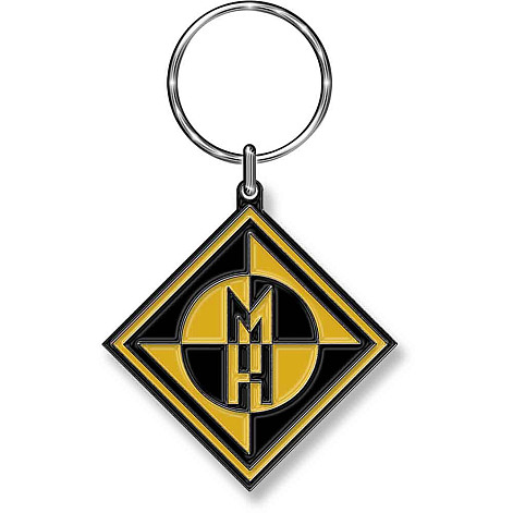 Machine Head kovová brelok 45 mm, Diamond Logo Die-Cast Relief