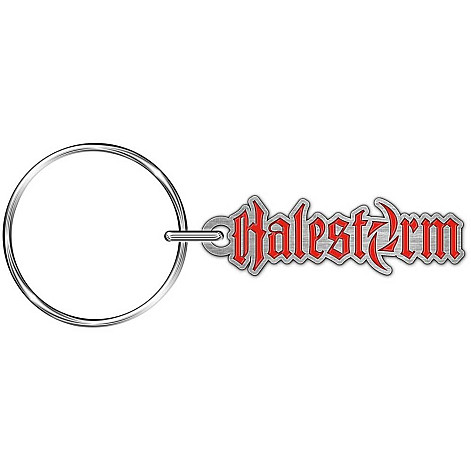 Halestorm kovová brelok 45 mm, Logo Die-Cast Relief
