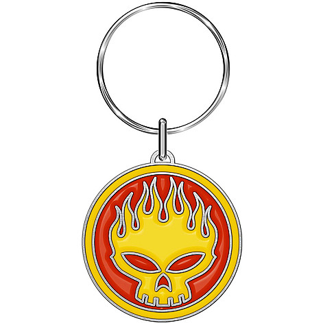 The Offspring kovová brelok 40 mm, Skull Logo Die-Cast Relief