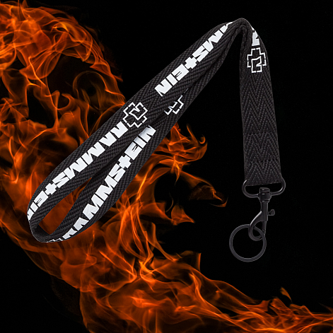 Rammstein brelok PES, Ach So Schwer Black, unisex