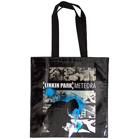 Linkin Park torba na zakupy Eco PES 40x38x15 cm/120g, Meteora Black