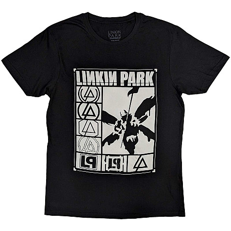 Linkin Park koszulka, Logos Rectangle Black, męskie