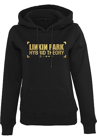 Linkin Park bluza, Anniversary Logo Hoody Black, damska