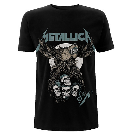 Metallica koszulka, S&M2 Skulls Black, męskie
