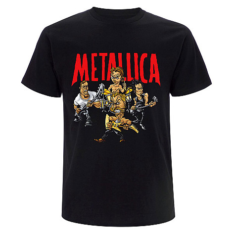 Metallica koszulka, Load Chavez Cartoon Black, męskie
