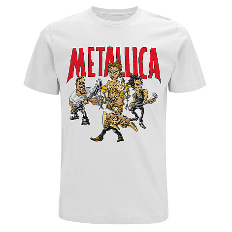 Metallica koszulka, Load Chavez Cartoon White, męskie