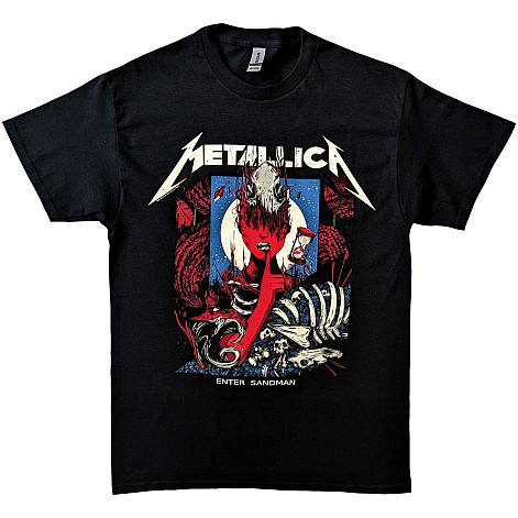 Metallica koszulka, Enter Sandman Poster Black, męskie