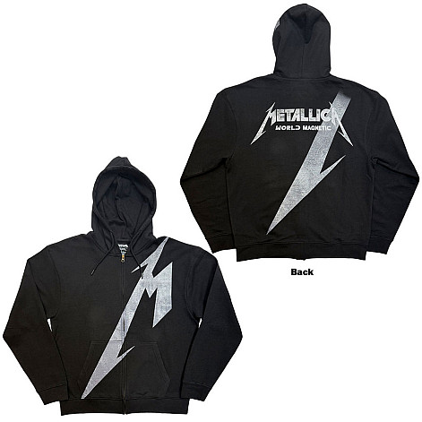 Metallica bluza, Shrouded Zipped BP Black, męska