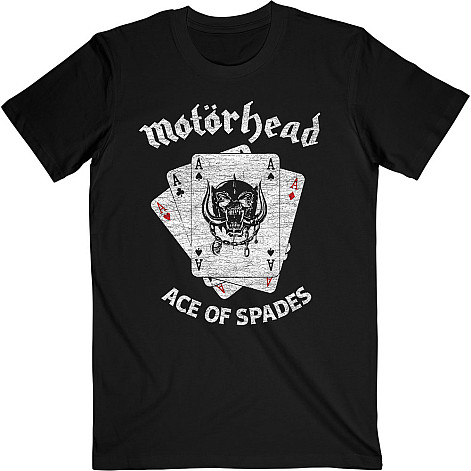 Motorhead koszulka, Flat War Pig Aces Black, męskie