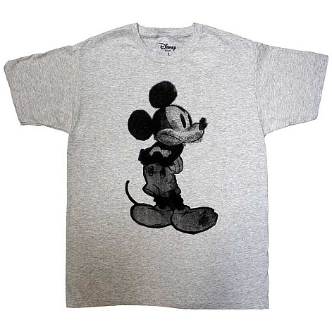 Mickey Mouse koszulka, Mickey Mouse Sketch Grey, męskie