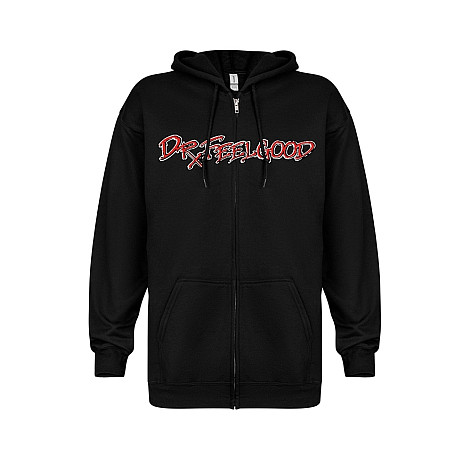 Motley Crue bluza, Dr. Feelgood Logo Zipped BP Black, męska