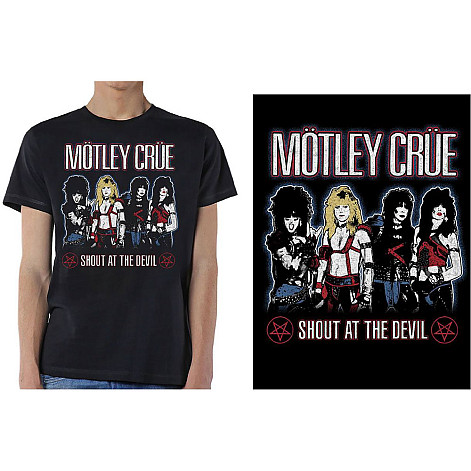 Motley Crue koszulka, Shout at The Devil, męskie