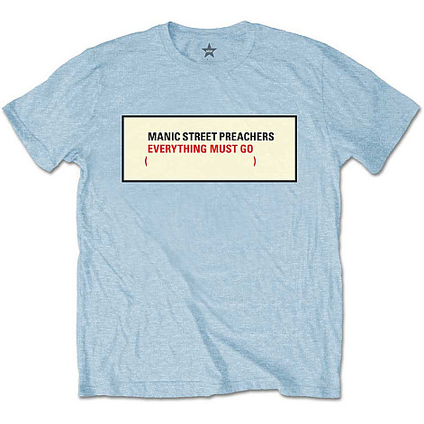 Manic Street Preachers koszulka, EMG Blue, męskie