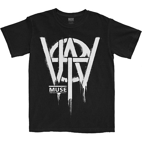 Muse koszulka, Will of the People Stencil Black, męskie