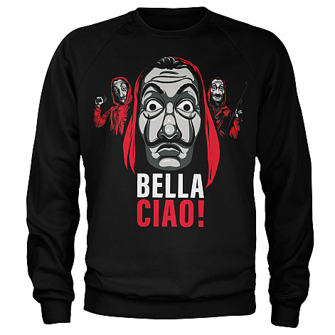 La Casa De Papel bluza, Bella Ciao! Sweatshirt Black, męska
