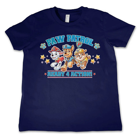 Paw Patrol koszulka, Ready 4 Action Kids Navy Blue, dziecięcy