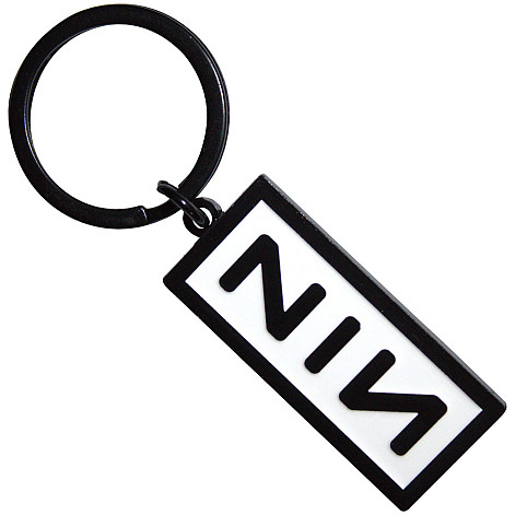 Nine Inch Nails kovová brelok 45 mm, Logo Zinc