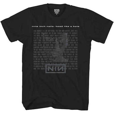 Nine Inch Nails koszulka, Head Like A Hole V.2 Black, męskie