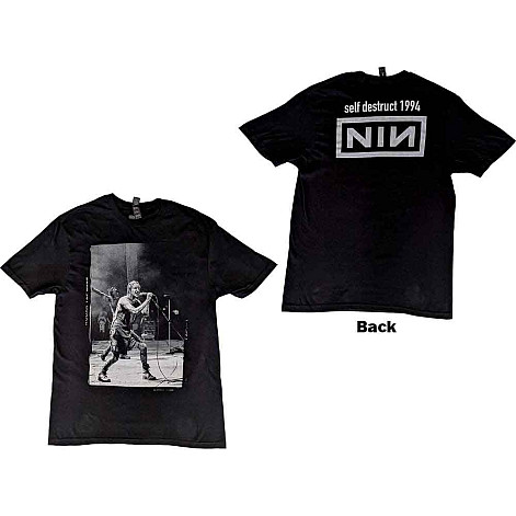 Nine Inch Nails koszulka, Self Destruct '94 V.2 BP Black, męskie