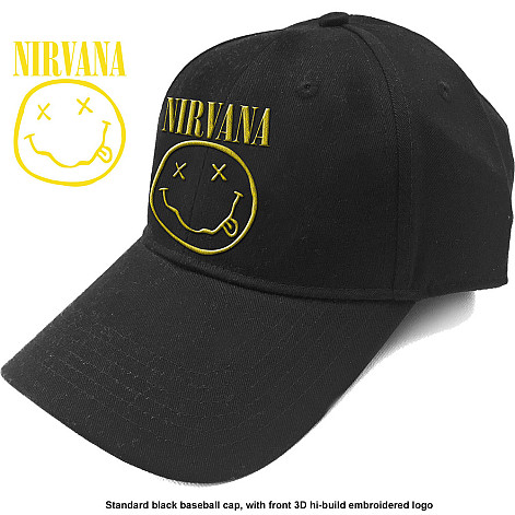 Nirvana czapka z daszkiem, Logo & Smiley