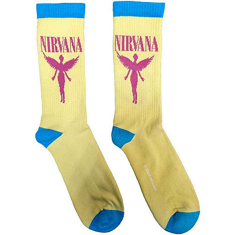 Nirvana ponožky, Angelic Yellow, unisex - velikost 7 až 11 (40 až 45)