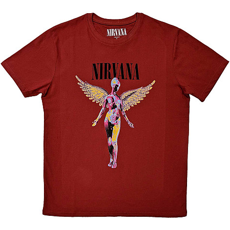 Nirvana koszulka, In Utero Red, męskie