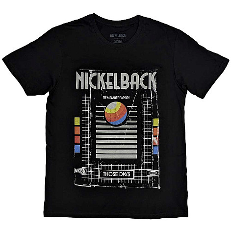 Nickelback koszulka, Those Days VHS Black, męskie