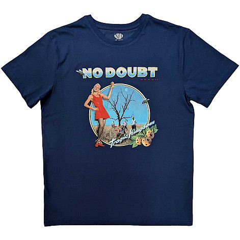 No Doubt koszulka, Tragic Kingdom Denim Blue, męskie