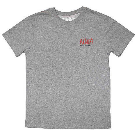 N.W.A koszulka, Mini Logo Grey, męskie
