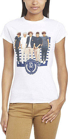 One Direction koszulka, One Ivy League Stripes, damskie