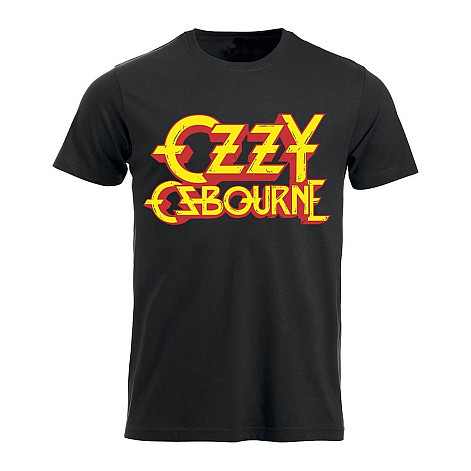 Ozzy Osbourne koszulka, Ozzy Yellow Logo Black, męskie