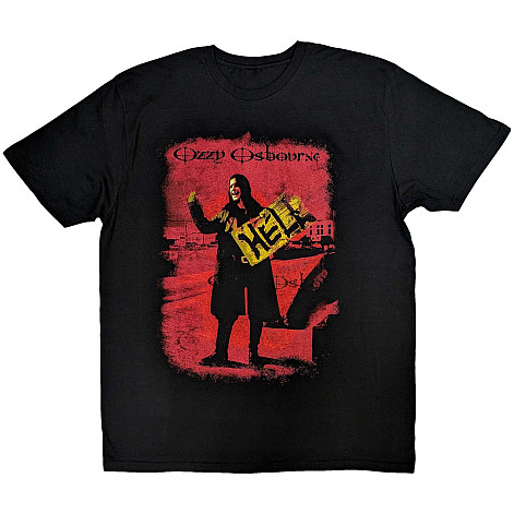Ozzy Osbourne koszulka, Hell Black, męskie