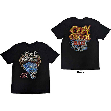 Ozzy Osbourne koszulka, Bark At The Moon Tour '84 BP Black, męskie