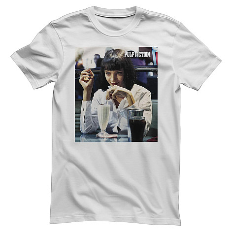 Pulp Fiction koszulka, Mia Wallace White, męskie