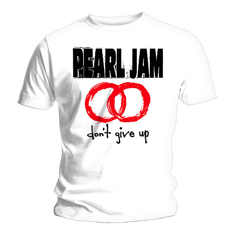 Pearl Jam koszulka, Don't Give Up White, męskie