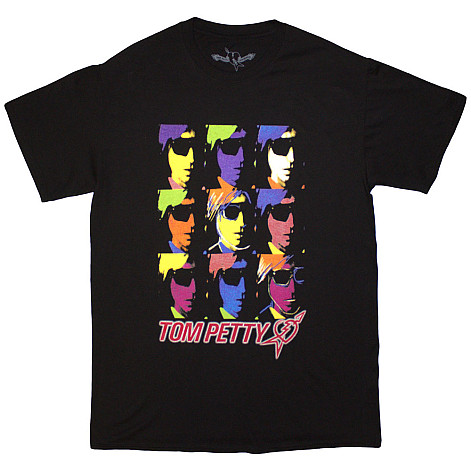 Tom Petty koszulka, Nine Toms Black, męskie
