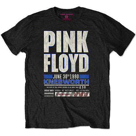 Pink Floyd koszulka, Knebworth '90 Blue Black, męskie