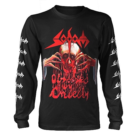 Sodom koszulka długi rękaw, Obsessed By Cruelty Black, męskie