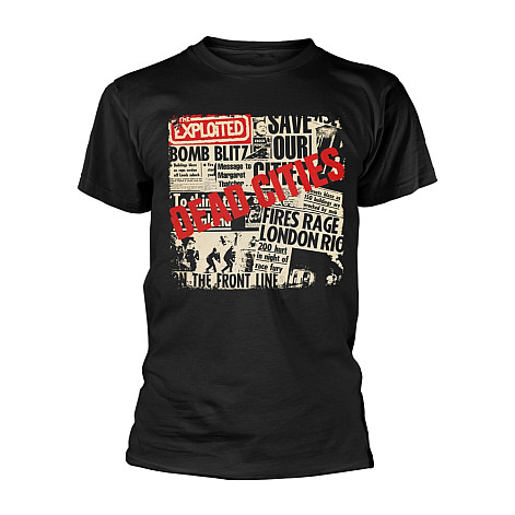 The Exploited koszulka, Dead Cities Black, męskie