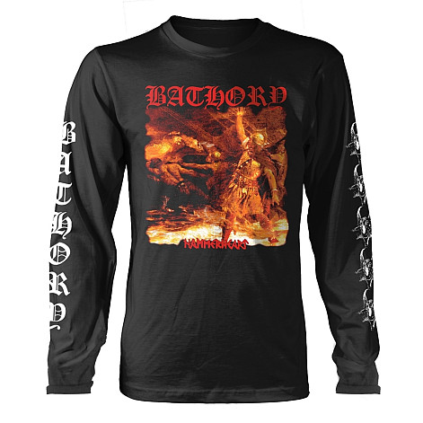 Bathory koszulka długi rękaw, Hammerheart Tracklist BP Black, męskie