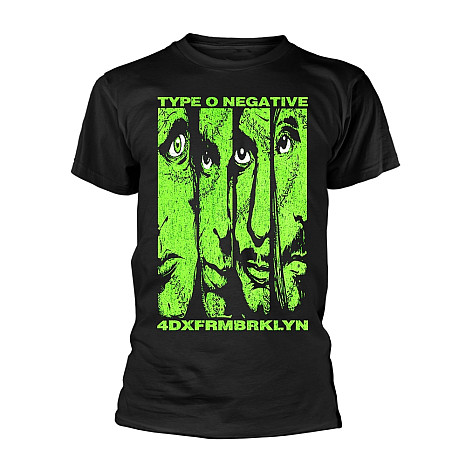 Type O Negative koszulka, Faces Black, męskie