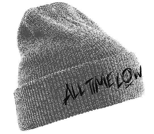 All Time Low czapka zimowa, Scratch Logo Grey