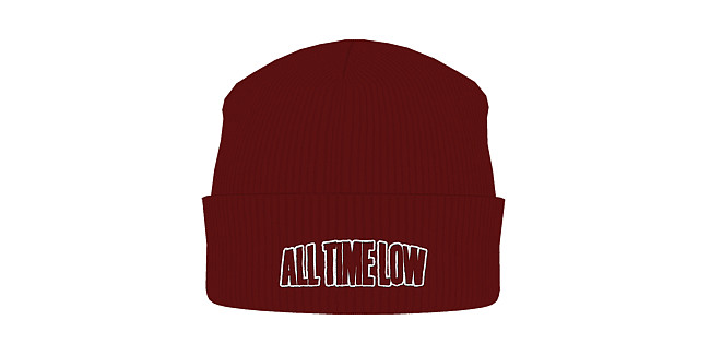 All Time Low czapka zimowa, Logo White