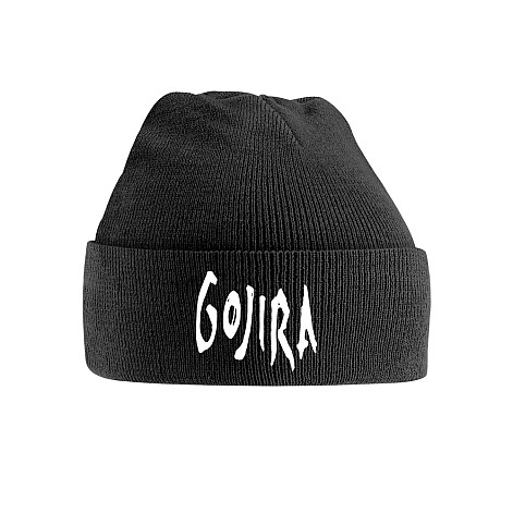 Gojira zimowa czapka zimowa, Logo Black, unisex