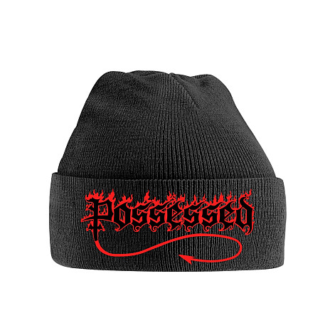 Possessed zimowa bavlněný czapka zimowa, Logo Black, unisex