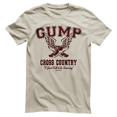 Forrest Gump koszulka, Cross Country Khaki, męskie
