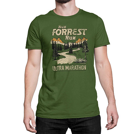 Forrest Gump koszulka, Ultra Marathon Olive, męskie