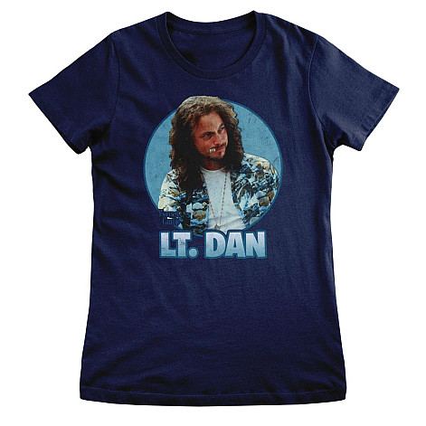 Forrest Gump koszulka, Lt. DAN Girly Navy Blue, damskie